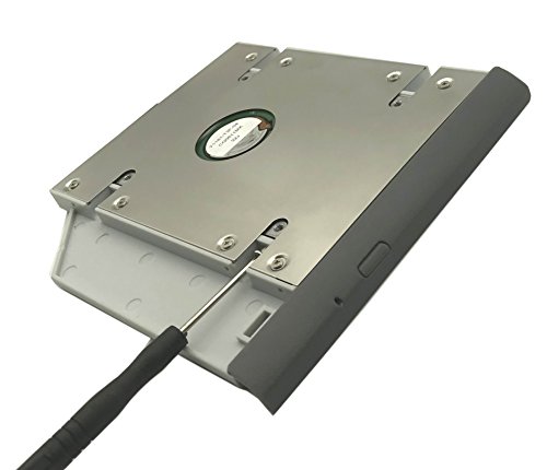 Nimitz Disco Duro 2 nd SSD Disco Duro Caddy para Lenovo IdeaPad 320 330 520 con Bisel/Soporte