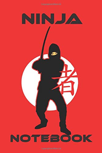 Ninja Notebook - Red - Black - College Ruled