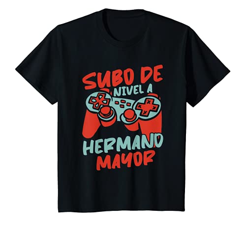 Niños Chicos Anuncio Embarazo Videojuegos Voy A Ser Hermano Mayor Camiseta