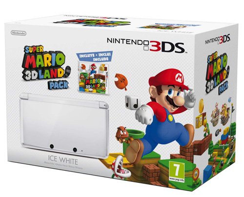 Nintendo 3DS - Color Blanco - Incluye Super Mario 3D Land [Importación italiana]