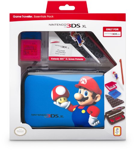 Nintendo 3DS XL Juego de accesorios "Mario Oficial Essential Pack" , Modelos Surtidos