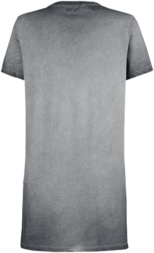 Nintendo Game Boy Mujer Camiseta Gris M, 100% algodón, Ancho