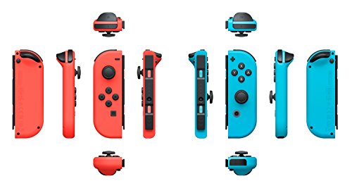 Nintendo - Set De Joy-Con Para Derecha Y Izquierda, Color Azul Neón Y Rojo Neón + Snipperclips Y Tarjeta Código Descarga - Edición Limitada (Nintendo Switch)