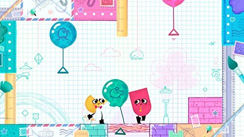 Nintendo - Set De Joy-Con Para Derecha Y Izquierda, Color Azul Neón Y Rojo Neón + Snipperclips Y Tarjeta Código Descarga - Edición Limitada (Nintendo Switch)