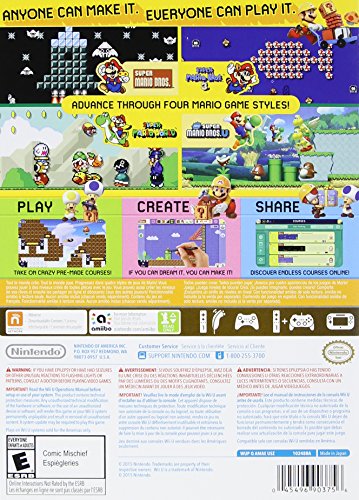 Nintendo Super Mario Maker WiiU - Juego (Wii U, E (para todos), ENG)