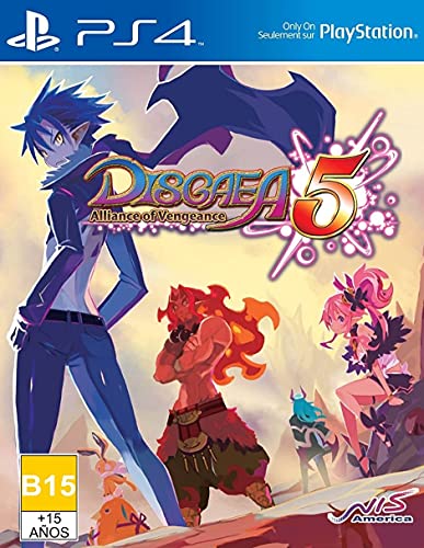 NIS America Disgaea 5: Alliance Of Vengeance, PS4 Básico PlayStation 4 Inglés vídeo - Juego (PS4, PlayStation 4, TRPG (juego de rol táctico), T (Teen), Soporte físico)
