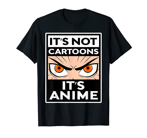 No Es Un Dibujo Animado, Es Una Camiseta De Anime De Otaku Camiseta