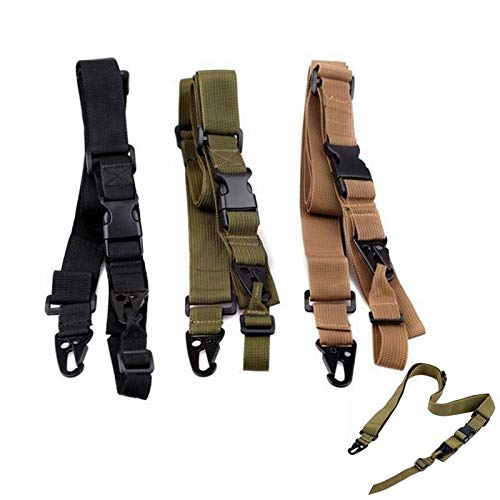 NO LOGO X-Baofu, Accesorios de Caza táctico de Airsoft 3 Punto Correa de Arma Militar elástico Engranaje Honda del Arma de Camping al Aire Libre de la Supervivencia de la Honda de Arma de Fuego