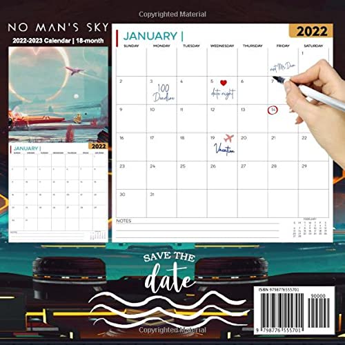 No Man's Sky: OFFICIAL 2022 Calendar - Video Game calendar 2022 - No Man's Sky -18 monthly 2022-2023 Calendar - Planner Gifts for boys girls kids ... games Kalendar Calendario Calendrier). 2