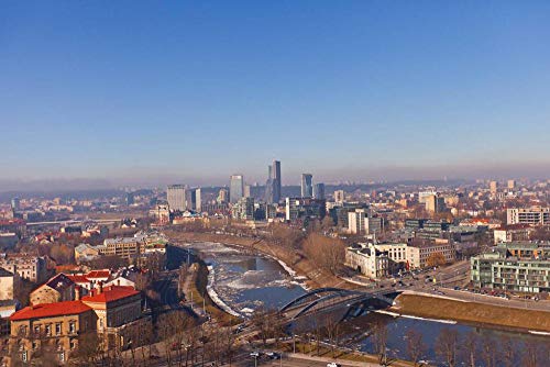 Nobranded Rompecabezas De 1000 Piezas Rompecabezas Adultos Vilnius, Lituania para Niños Adultos