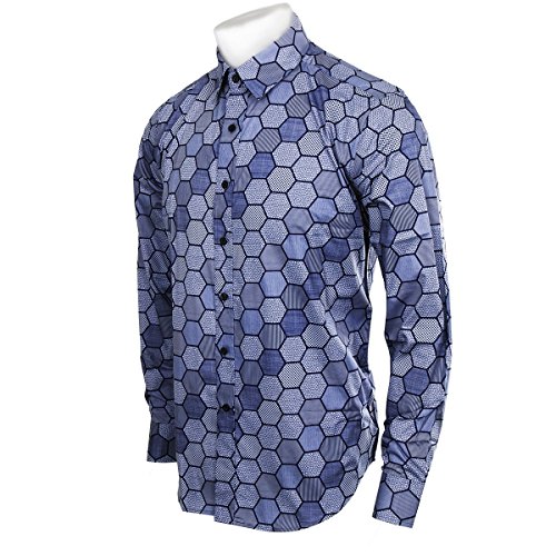 Nofonda Payaso Traje,Camisa Chaleco Corbata Para Cosplay(S, Camisa azul)