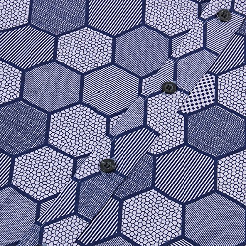 Nofonda Payaso Traje,Camisa Chaleco Corbata Para Cosplay(S, Camisa azul)