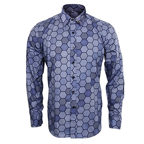 Nofonda Payaso Traje,Camisa Chaleco Corbata Para Cosplay(S, Camisa azul)