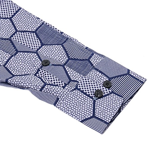 Nofonda Payaso Traje,Camisa Chaleco Corbata Para Cosplay(S, Camisa azul)