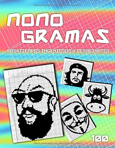 Nonogramas - El juego de lógica con imágenes: 100 Puzzles | Hanjie Nonograms | Picross Rompecabezas | Dibujos con Números | Pasatiempos Ingeniosos y Desafiantes