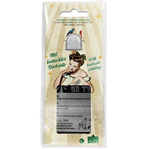 Nostalgic-Art 47015 Retro Wave TV, Schlüsselanhänger, 6 x 4,5 cm