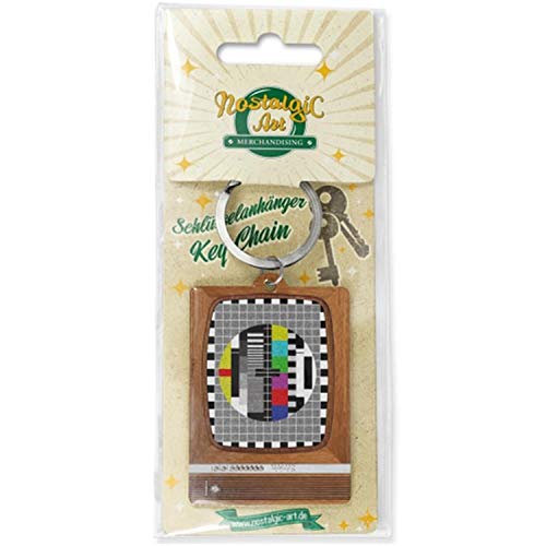 Nostalgic-Art 47015 Retro Wave TV, Schlüsselanhänger, 6 x 4,5 cm