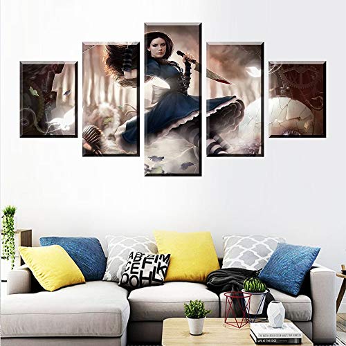 Not applicable Cuadro en Lienzo HD Print Video Game 5 Piece Canvas Poster Paintings Modern Pictures Wall Art For Home Decor Framework