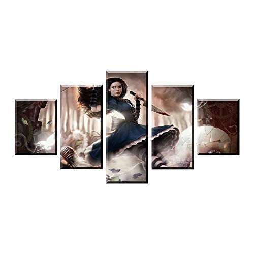 Not applicable Cuadro en Lienzo HD Print Video Game 5 Piece Canvas Poster Paintings Modern Pictures Wall Art For Home Decor Framework