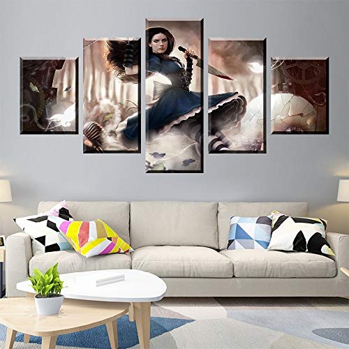 Not applicable Cuadro en Lienzo HD Print Video Game 5 Piece Canvas Poster Paintings Modern Pictures Wall Art For Home Decor Framework