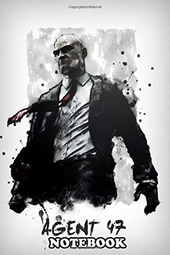 Notebook: Agent 47 Hitman , Journal for Writing, College Ruled Size 6" x 9", 110 Pages