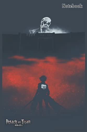 Notebook Attack On Titan-Shingeki No Kyojin Journal for Writing: Size 6" x 9", 120 Pages