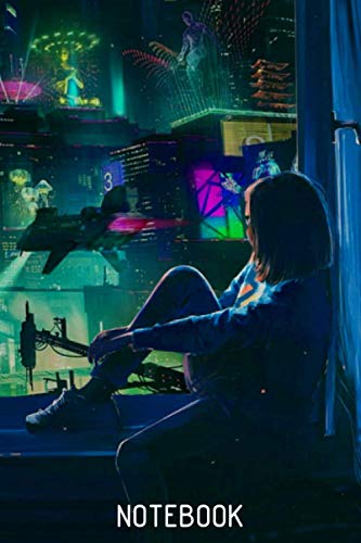 Notebook: Cyber Punk Notebook, Neuropunk Journal, StreamPunk Diary, Sci Fi Notepad. 100 checkered pages