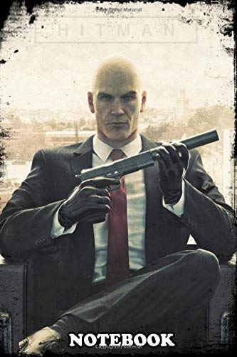 Notebook: Hitman , Journal for Writing, College Ruled Size 6" x 9", 110 Pages