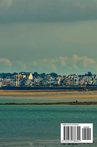 Notebook: Retro Film View Of Seaside In Brittany Low Tide , Journal for Writing, College Ruled Size 6" x 9", 110 Pages