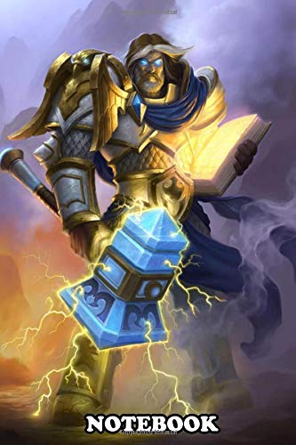 Notebook: Uther The Lightbringer , Journal for Writing, College Ruled Size 6" x 9", 110 Pages