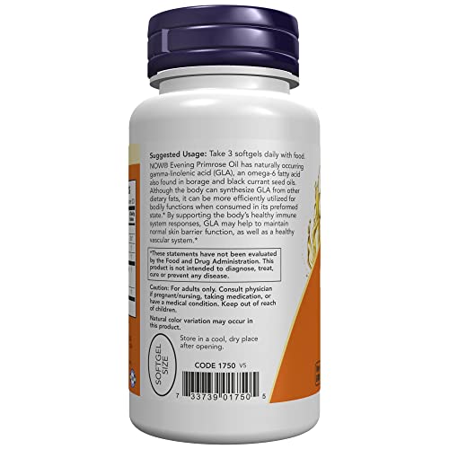 Now Foods Aceite De Onagra, 500 Mg - 100 Unidades