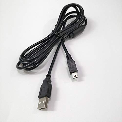 Nowear 1.8 Medidor Negro Puerto reemplazo Cable de Carga Micro USB para Playstation 3 del Juego Palanca de Mando