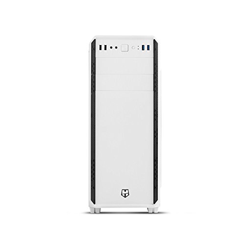 Nox Hummer ZSZ - NXHUMMERZSZ - Semitorre ATX, ventana lateral transparente, opción para refrigeracion liquida, 2 ventiladores 120mm incluidos, lector de tarjetas SD/micro SD, color blanco