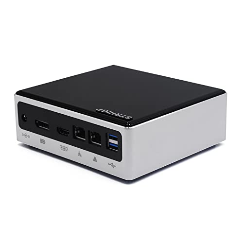 NUC Mini PC M3 Core i3-7020U Windows 10 Pro, 32GB 2666MHz DDR4 1TB M.2 SSD, Intel HD Graphics 620, Mini computadora de Escritorio de Alto Rendimiento, Oficina, WiFi Dual, 2 * LAN, 8 * USB, BT