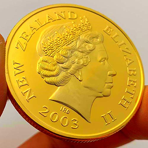 Nueva Zelanda Anillos Kronin de Dos Colores Anillo Moneda Conmemorativa Moneda Memorial de Proceso Moneda de Oro Recolectar/dorado/Redondo