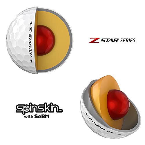 Nuevas Srixon Z Star XV 7 White - Docena de bolas de Golf de Alta Gama - Nivel Tour - Rendimiento - Uretano - 4 piezas - Accesorios de Golf y Regalos Premium