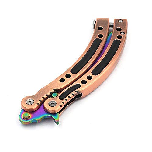 Nuevo CsGo Herramientas De Entrenamiento De Seguridad|El Entrenador De Acero Inoxidable|Ejercicios de Cuchillo(Multicolor)