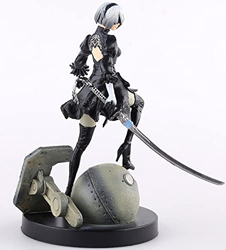Nuevo Movible 15CM Nuevo Juego PS4 Figura Anime NieR Automata YoRHa No.2 Tipo B 2B Postura Hermosa Niña Juguete Dibujos Animados PVC Figura Acción Escritorio Adornos Decoración Coleccionables Modelo M