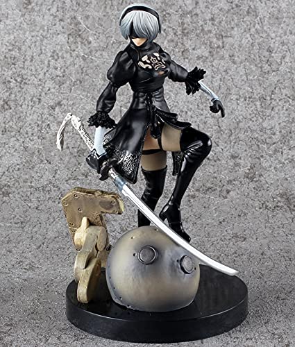 Nuevo Movible 15CM Nuevo Juego PS4 Figura Anime NieR Automata YoRHa No.2 Tipo B 2B Postura Hermosa Niña Juguete Dibujos Animados PVC Figura Acción Escritorio Adornos Decoración Coleccionables Modelo M