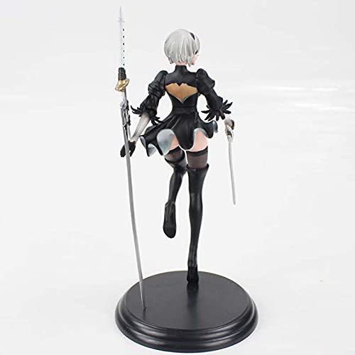 Nuevo Movible 25CM Nuevo Anime Dropshipping Juego NieR Automata 2b YoRHa Figura Acción De Niña Hermosa Postura Pie Colección PVC Modelo Juguetes Escritorio Adornos Coleccionables Regalo Cumpleaños En
