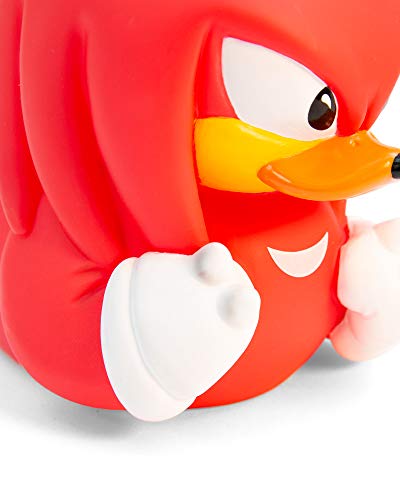 numskull Tubbz Sonic - Pato de baño Coleccionable, Figura Knuckles, Figura Coleccionable The Hedgehog, Producto con Licencia Oficial 5056280416364
