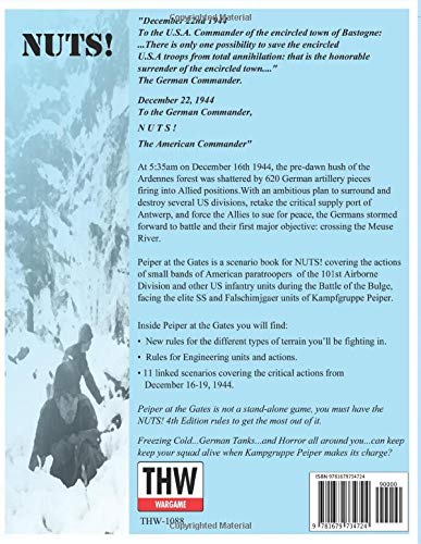 NUTS! Peiper at the Gates: Skirmish actions during the Battle of the Bulge