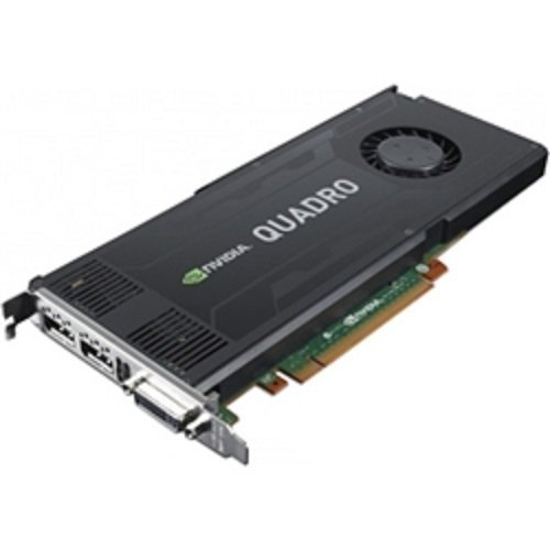 NVIDIA Quadro K4000 - Tarjeta gráfica Quadro K4000 - 3 GB GDDR5 - PCIe 2.0 x16 - DVI, 2 x DisplayPort - para ThinkStation C30; D30; S30(0B47393) (reacondicionado)