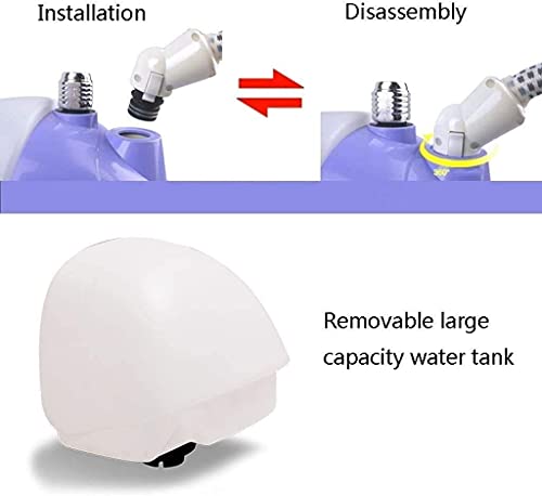 N&W Garment Steamer Clothes Ironing Machine Fabric Clothes Standing Steamer Wrinkle Remove with Stand Hanger and Fabric Brush Portable Home Clothes Store Family Essential Garment Steamer