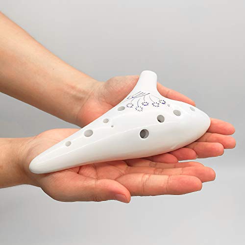 Ocarina de 12 hoyos de alto C, un instrumento simple y fácil de aprender sin conceptos básicos