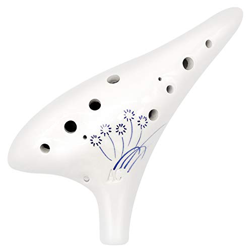Ocarina de 12 hoyos de alto C, un instrumento simple y fácil de aprender sin conceptos básicos