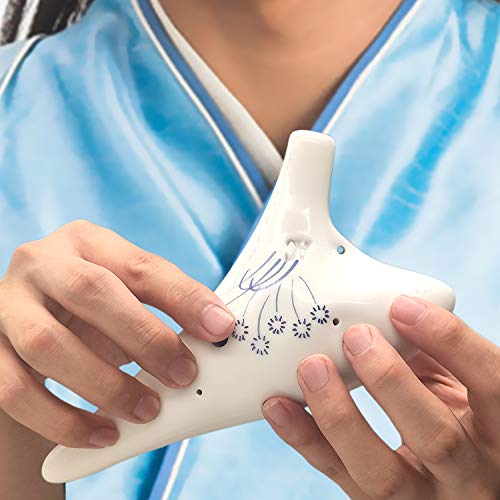 Ocarina de 12 hoyos de alto C, un instrumento simple y fácil de aprender sin conceptos básicos