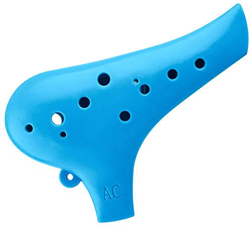 Ocarina de Plástico Alto C, 12 Hoyos Ocarina Anti-roto para Niños, Principiante