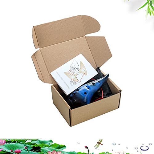 Ocarinas Alto C De 12 Hoyos, Instrumento Musical Ahumado Que Toca Profesionalmente, Principiantes Que Tocan Un Instrumento Musical (Color : C)