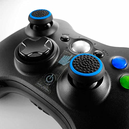 OcioDual 2x Funda de Goma Azul Compatible con Joystick Mando PS4/FAT/Slim/Pro Xbox One Eje L3 R3 Gomas